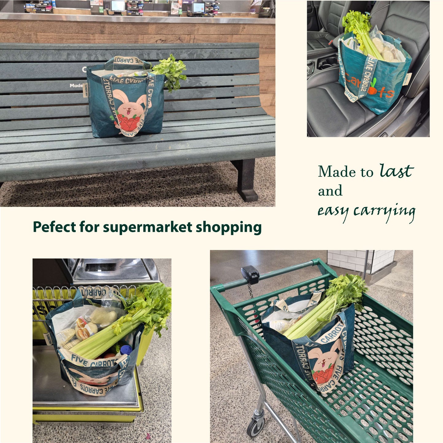 Shopping bag Five Carrots Large