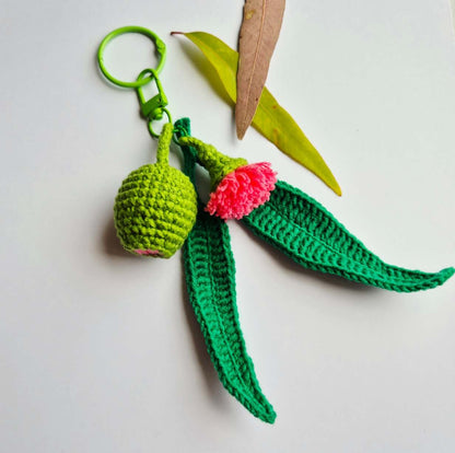 Crochet Gumnut Keychain