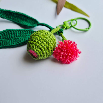 Crochet Gumnut Keychain