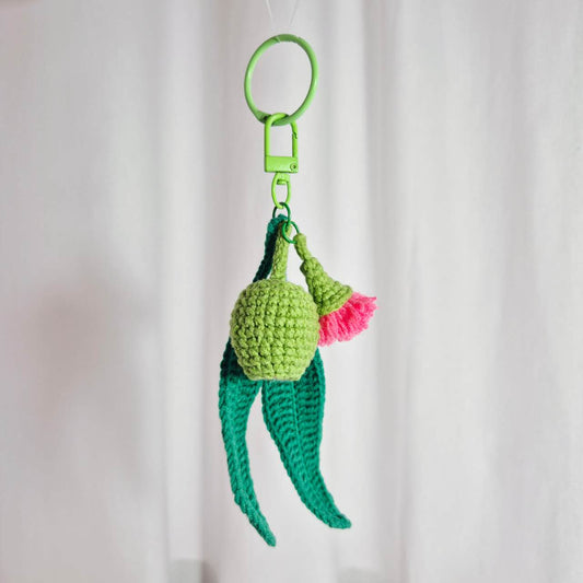 Crochet Gumnut Keychain