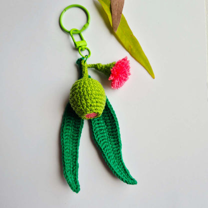 Crochet Gumnut Keychain
