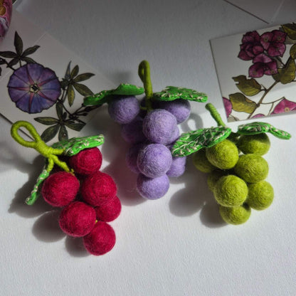 Handmade Grape Charm - Good Luck & Blessings charms