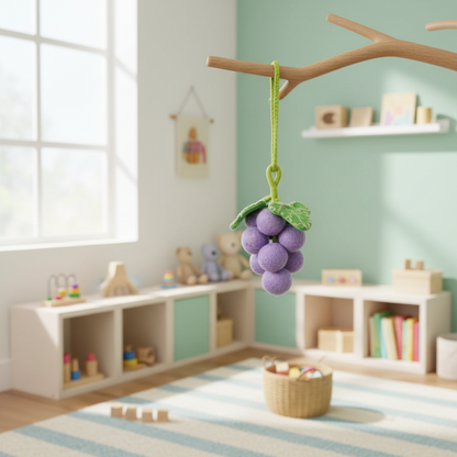 Handmade Grape Charm - Good Luck & Blessings charms