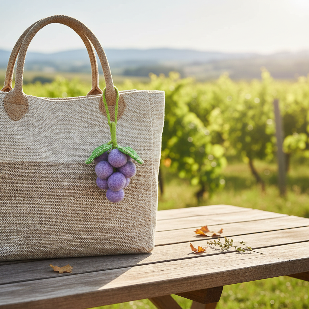 Handmade Grape Charm - Good Luck & Blessings charms