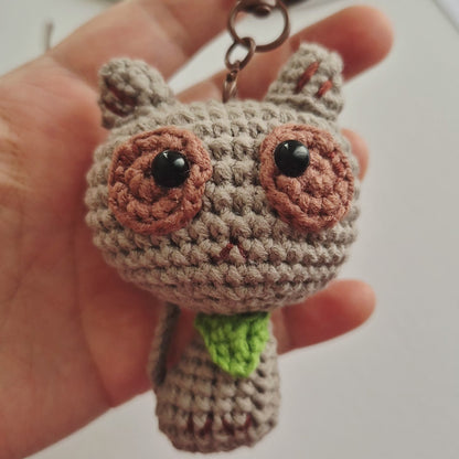 Crochet Cute Cat Keychain/Bag Charm
