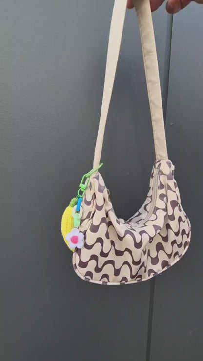 Crochet banana keychain/bag charms