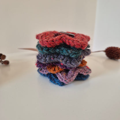 Handmade Crochet Star Hair Clips – Australian Wool