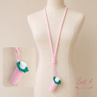 Handmade Lanyard & Lipstick Holder Gift Set