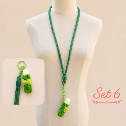 Handmade Lanyard & Lipstick Holder Gift Set