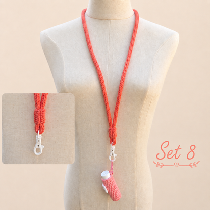 Handmade Lanyard & Lipstick Holder Gift Set