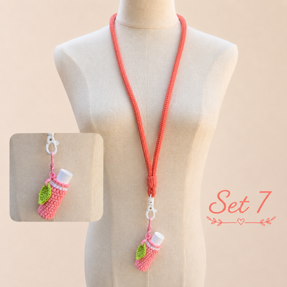 Handmade Lanyard & Lipstick Holder Gift Set