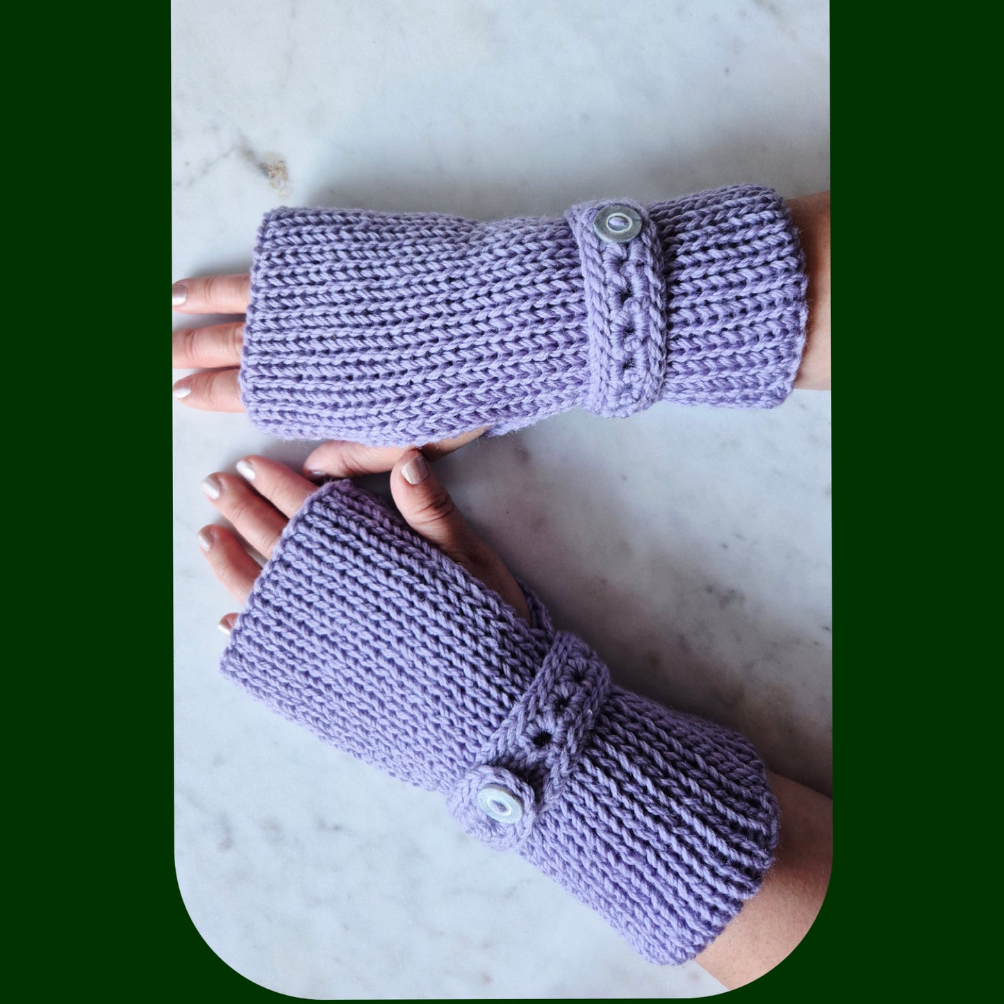 fingerless gloves light purple