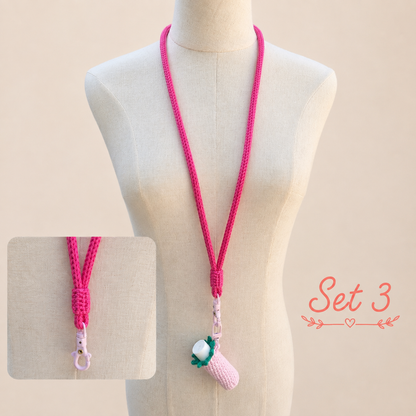Handmade Lanyard & Lipstick Holder Gift Set